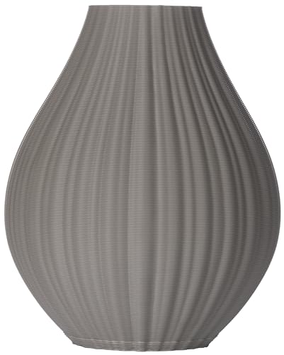 3D Vase Blumenvase/Dekovase Selina 10 cm für Schnitt-/ Trockenblumen | nachhaltig | wasserdicht (Hellgrau) von 3D Vase