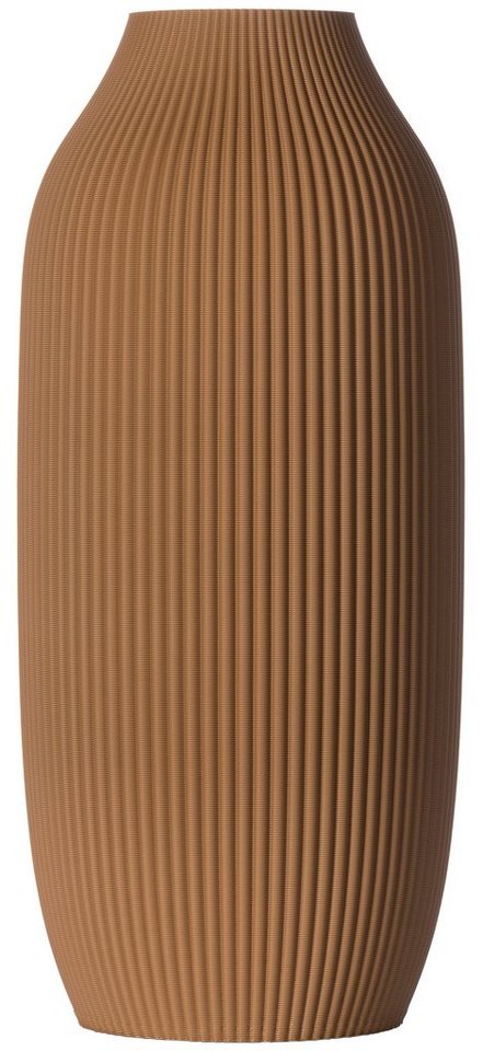 3D Vase Dekovase Stella L 30cm Nachhaltige Deko Vase Pampasgras Trockenblumen Bodenvase, modernes Design von 3D Vase