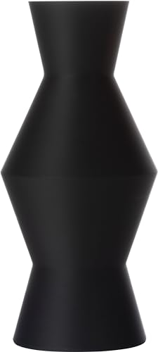 3D Vase Dekovase Auri 30cm Bodenvase Deko Vase Pampasgras Trockenblumen (Schwarz) von 3D Vase