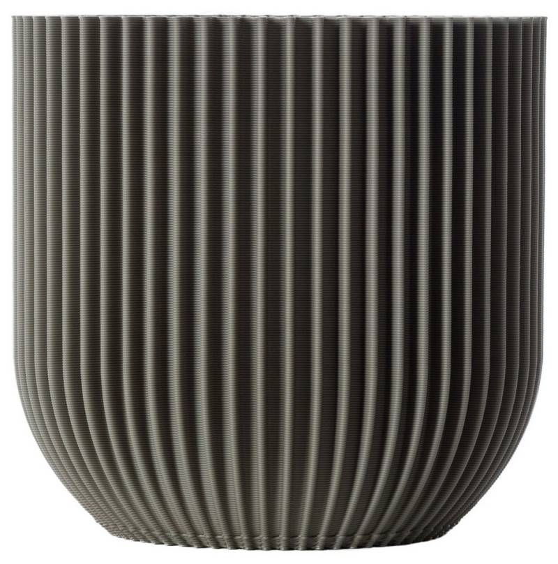 3D Vase Übertopf 3D Vase Cloe Orchideentopf Kräutertopf Übertopf Blumentopf nachhaltig, Übertopf aus dem 3D Drucker von 3D Vase
