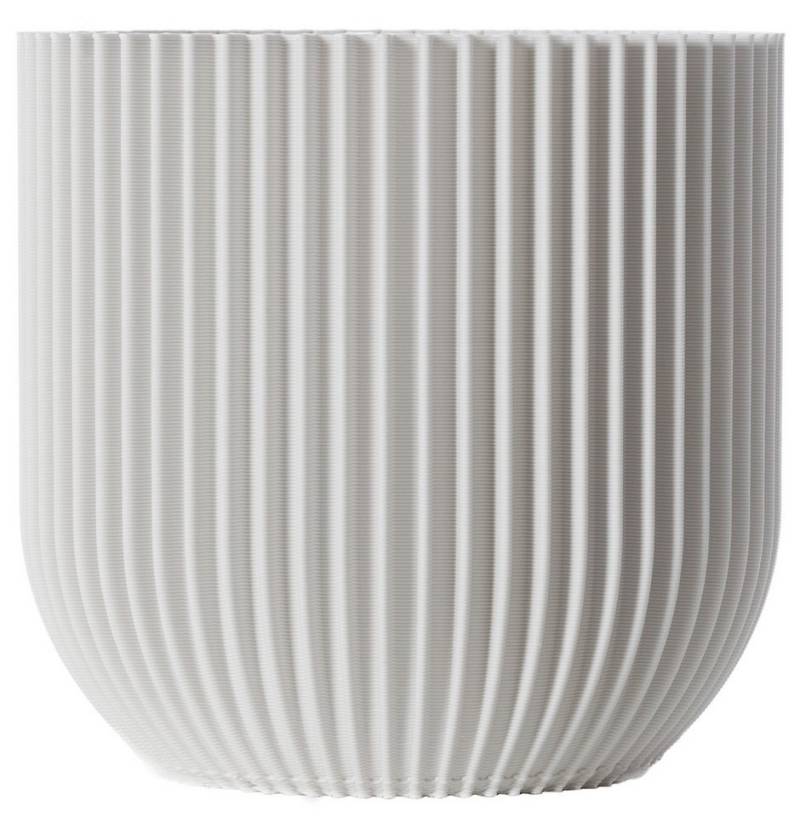3D Vase Übertopf 3D Vase Cloe Orchideentopf Kräutertopf Übertopf Blumentopf nachhaltig, Übertopf aus dem 3D Drucker von 3D Vase