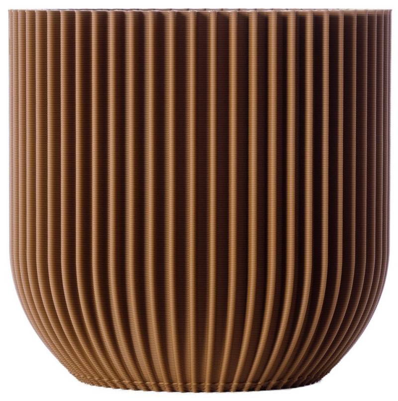 3D Vase Übertopf 3D Vase Cloe Orchideentopf Kräutertopf Übertopf Blumentopf nachhaltig, Übertopf aus dem 3D Drucker von 3D Vase