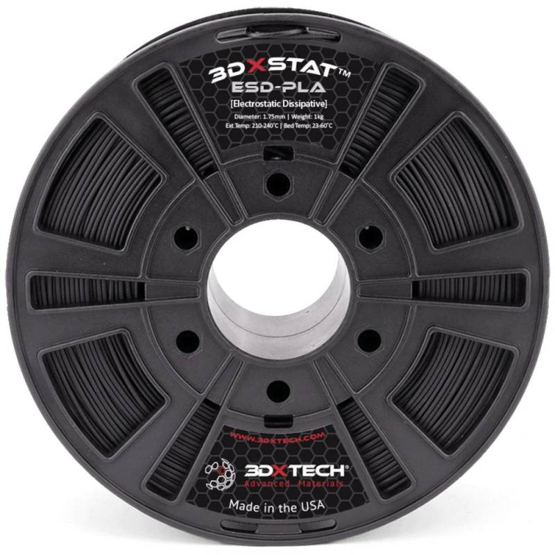 3 D Xtech Pla2010750 Bk0 3 Dxstat Conductive Esd Filament Pla Geruchsarm 3 D Dr41 B-Ware von 3D Xtech