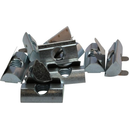 10 x Nutenstein Nut 8 - Typ I - M5 mit Steg, Federblech, Stahl verzinkt 10 x Nutenstein Nut 8 - Typ I - M5 mit Steg, Federblech, Stahl verzinkt von 3D24