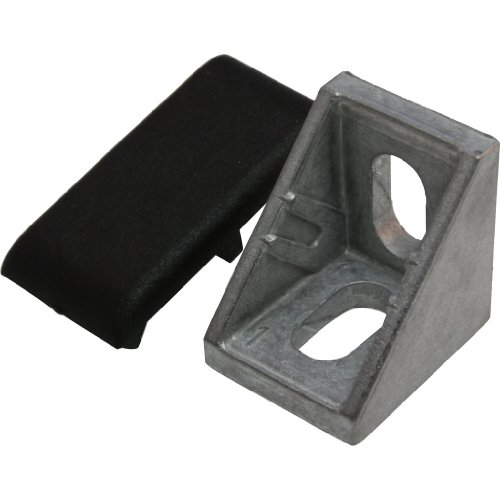 10 x Set Winkel und Abdeckkappen 20, 20x20x17 mm M5 Nut 5 Zink blank 10 x Set Winkel und Abdeckkappen 20, 20x20x17 mm M5 Nut 5 Zink blank von 3D24