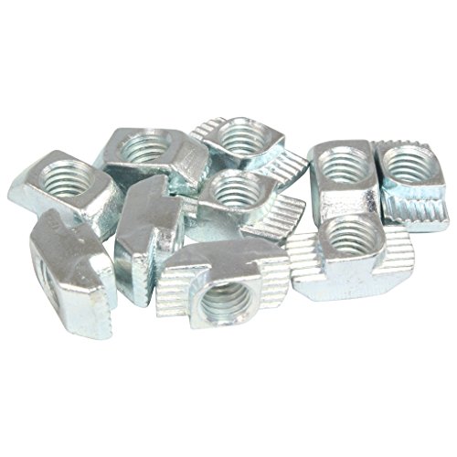 3D24 eu 100x Hammermutter 10 - Typ B - M8 Stange 3,0 mm verzinkter Stahl von 3D24_eu