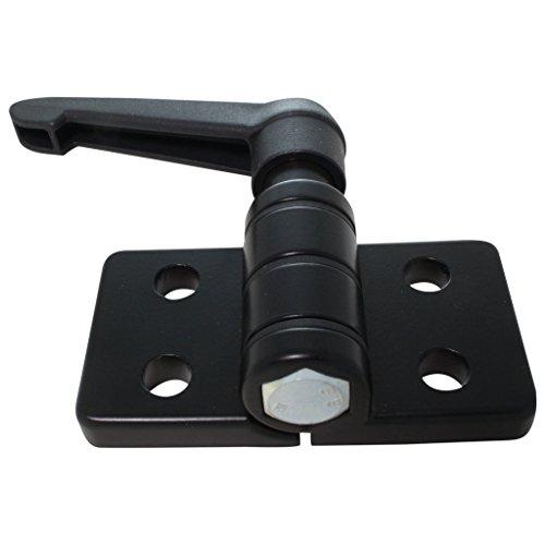 Scharnier 8 40 Zn Zinkdruckguss 40 x 74 mm - Typ I - mit Klemmhebel schwarz pulverbeschichtet Scharnier 8 40 Zn Zinkdruckguss 40 x 74 mm - Typ I - mit Klemmhebel schwarz pulverbeschichtet von 3D24