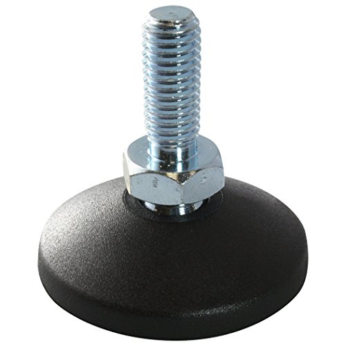 10 x MINI Gelenkfuß Gelenkstellfuß Stellfuß Maschinenfuß 20 PA GewindestangeSpindel M5x20mm Stahl von 3D24