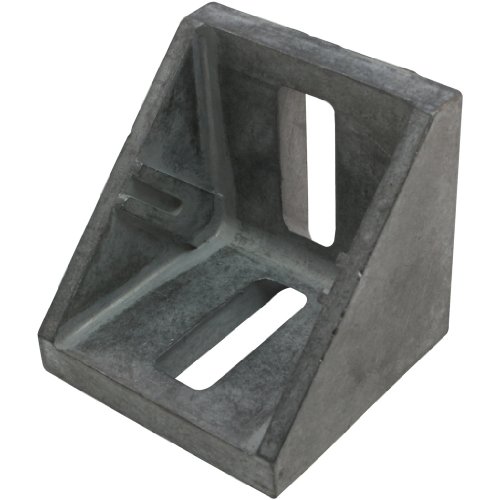 Winkel 40, 40x40x40 mm M8 Nut 8 Zink blank von 3D24