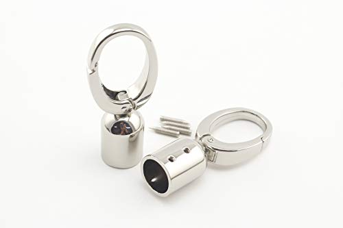 Kordelendstück aus legierung 1,4 cm mit Karabinerhaken Kordelstopper mit Haken für Absperrseil Seil und Kordel Seilbeschläge 4 Stück pro Charge T122 Kordelendstück aus legierung 1,4 cm mit Karabinerhaken Kordelstopper mit Haken für Absperrseil Seil und Kordel Seilbeschläge 4 Stück pro Charge T122 von 3DANCraftit