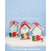 2D-Ausstechformen-Set Mit Hausornament/Namensschild | Tonausstecher Fondantausstecher 2D-Ausstechformen-Set Mit Hausornament/Namensschild | Tonausstecher Fondantausstecher von 3DCookieCutterShop