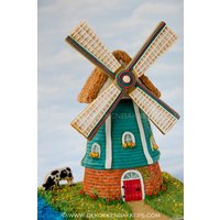 3D-Lebkuchen-Windmühlen-Ausstechformen-Set | Fondant-Ausstechformen Ton-Ausstechformen von 3DCookieCutterShop