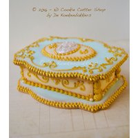 3D Schmuckkästchen Ausstechformen Set 3D Schmuckkästchen Ausstechformen Set von 3DCookieCutterShop