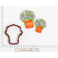 Ausstechform Mit Blumentopf von 3DCookieCutterShop