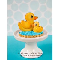 Ausstechformen-Set „Mutter & Baby-Ente" von 3DCookieCutterShop