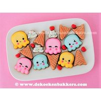 Bauen Sie Ihr Eigenes Mini-Ausstechset Für Eistüten | Keks-, Fondant - Und Tonausstecher Keksausstecher Importstück von 3DCookieCutterShop