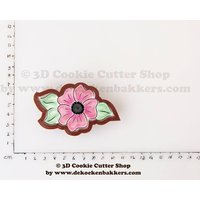 Blume/Hibiskus Mit Blättern Ausstecher von 3DCookieCutterShop