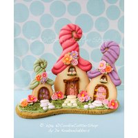 Feenhaus-Ausstecher | Keks - Fondant Tonausstecher Keksausstecher Importstück Feenhaus-Ausstecher | Keks - Fondant Tonausstecher Keksausstecher Importstück von 3DCookieCutterShop
