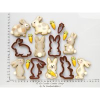 Hasen-Ausstechformen-Set von 3DCookieCutterShop