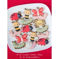 Käfer & Insekten Mini-Ausstechformen-Set | Keks-, Fondant - Und Tonausstecher Keksausstecher Importstück von 3DCookieCutterShop