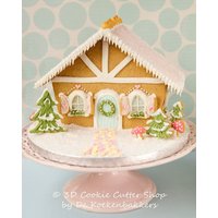 Lebkuchenhaus | Chalet Ausstechformen-Set | Tonhaus-Ausstechformen-Set Haus Ausstecher Lebkuchenhaus | Chalet Ausstechformen-Set | Tonhaus-Ausstechformen-Set Haus Ausstecher von 3DCookieCutterShop