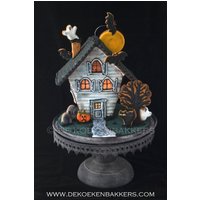 Lebkuchenhaus | Halloween Ausstechformen-Set | Keks - Fondant Tonausstecher Keksausstecher Importstück von 3DCookieCutterShop