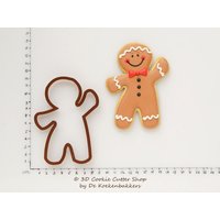 Lebkuchenmann-Ausstecher | Keks - Fondant Tonausstecher Keksausstecher Importstück Lebkuchenmann-Ausstecher | Keks - Fondant Tonausstecher Keksausstecher Importstück von 3DCookieCutterShop