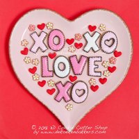 Love Letters Mini-Ausstecher-Set Love Letters Mini-Ausstecher-Set von 3DCookieCutterShop