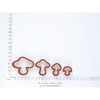 Mini-Ausstechformen-Set Mit Fliegenpilzen von 3DCookieCutterShop