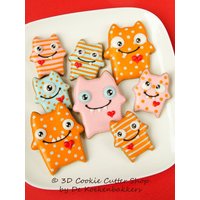 Monster-Ausstechformen-Set | Keks - Fondant Tonausstecher Keksausstecher Importstück von 3DCookieCutterShop