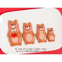Nesting Bears Ausstechformen-Set von 3DCookieCutterShop