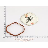 Ovaler Plätzchenausstecher Ovaler Plätzchenausstecher von 3DCookieCutterShop