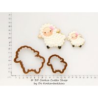 Schaf #1 Ausstecher-Set Schaf #1 Ausstecher-Set von 3DCookieCutterShop