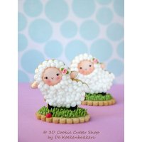 Schaf #1 Ausstechform | Keks - Fondant Tonausstecher Keksausstecher Importstück Schaf #1 Ausstechform | Keks - Fondant Tonausstecher Keksausstecher Importstück von 3DCookieCutterShop