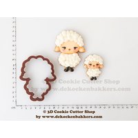 Schaf #2 Ausstechform | Fondant - Ton Keksausstecher Kaufen Ostergeschenk Paques Importe Stück von 3DCookieCutterShop