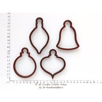 Weihnachtskugeln Mikro-/Mini-Ausstechformen-Set Weihnachtskugeln Mikro-/Mini-Ausstechformen-Set von 3DCookieCutterShop