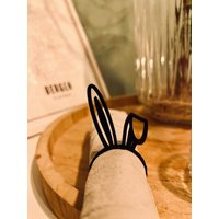 4Er Set Serviettenring Hasenohren | Ostern Serviettenhalter Osterhase Tischdeko Frühstück Gedeck Minimalistisch 4Er Set Serviettenring Hasenohren | Ostern Serviettenhalter Osterhase Tischdeko Frühstück Gedeck Minimalistisch von 3DDDruckwerkstatt