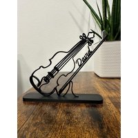 Geige Geschenk Als Statue in Line Art Das Perfekte Persönliche Für Geigespieler Und Musiker An Der Violine von 3DDesign4HOME