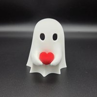 Halloween Geist Mit Herz | Deko in Der Hand Für Led Teelicht von 3DDomizil
