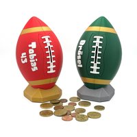 Football Spardose, Personalisierbar Mit Namen in Verschiedenen Farben von 3DDruckraum