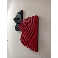 Akustikdiffusor 3Er Set - Raumakustik Verbessern Mit 3D Druck Wandpaneel Für Studio, Heimkino & Streaming Setup von 3DEngineeringBraun