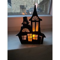 Beleuchtetes Spukhaus | Halloween 3D Druck von 3DEngineeringBraun