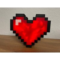 Leuchtendes Pixel Herz, 3D Druck von 3DEngineeringBraun