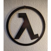 Half Life Brechstange Gorden Freeman Spiel Logo Wand Dekor Metallschild Dekoration Benutzerdefinierte Geschenk Twitch von 3DForgeFusion