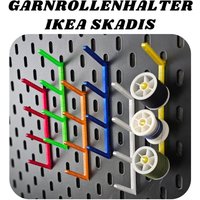 Garnrollenhalter Ikea Skadis Kompatibel - Verschiedene Farben Verfügbar von 3DFormfabrik