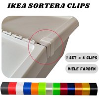 Ikea Sortera Box Clip - Set Frei Wählbar Verschieden Farben Verfügbar von 3DFormfabrik