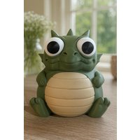 Spardose „Cashling" - 3D-Gedruckter Drache Aus Pla, Niedliche Coin Bank, Geschenkidee Für Kinder & Fantasy-Fans von 3DGeschenkeJM