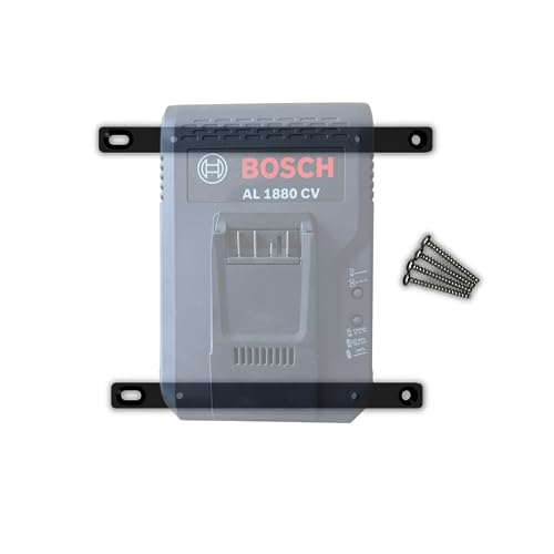 3DHerb Wandhalterung kompatibel mit Bosch Akku Ladegerät AL 1880CV Grün Wandhalter Zubehör Werkstatt Tool von 3DHerb