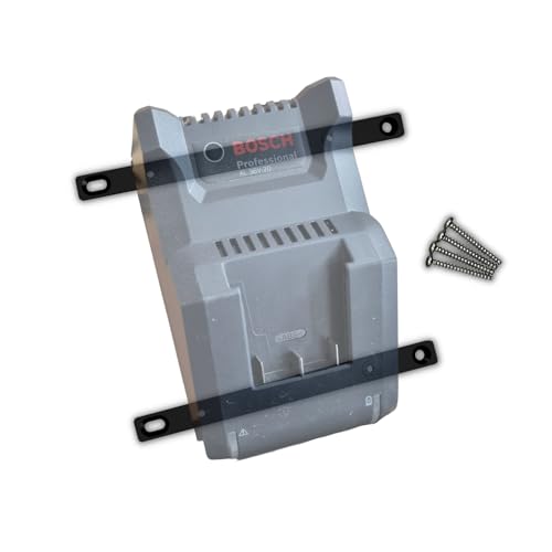 Wandhalterung kompatibel mit Bosch Akku Ladegerät AL 36V-20 Wandhalter Zubehör Werkstatt Tool - Made in Germany - inkl. Schrauben von 3DHerb