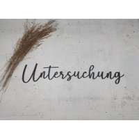 Untersuchung Schilder Arztpraxis Türschild 3D Schriftzug Wandschild Selbstklebend Untersuchung Schilder Arztpraxis Türschild 3D Schriftzug Wandschild Selbstklebend von 3DIndividuell